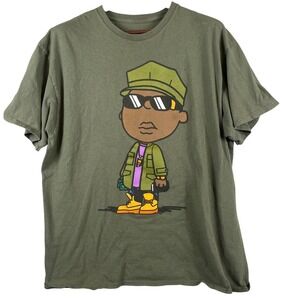 The Notorious B.I.G. Graphic T-Shirt XL White Biggie Smalls Hip Hop Streetwear